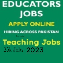 Teaching Jobs 2023 | 25000 Vacancies