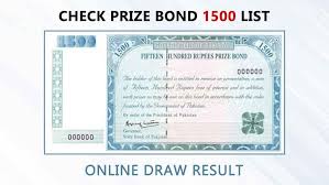 1500 Prize Bond List 2023